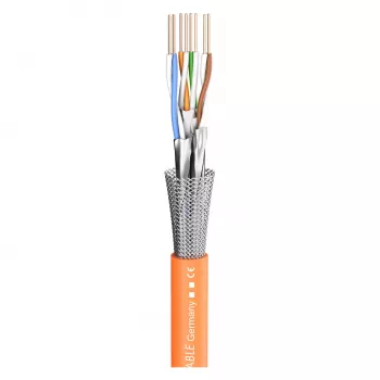 Sommer Cable SC-Mercator CAT.7 S/FTP nätverksinstallationskabel 8x innerledare 4x2² FRNC - orange