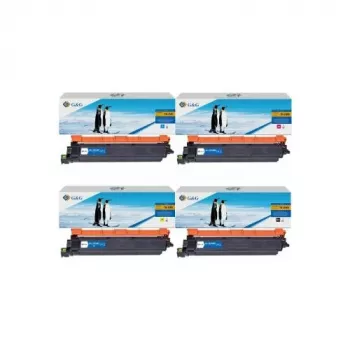 G&G Compatible Toner Cartridge for Brother TN-248CMYK (4-Pack Black, Cyan, Magenta, Yellow)