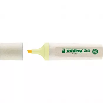 EDDING EcoLine 24 överstrykningspenna pastellgul
