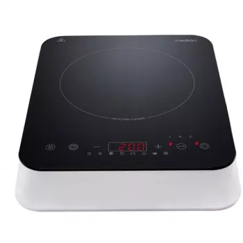 MEDION LIFE induktionshäll MD 18490 (svart/vit, 2000 watt)