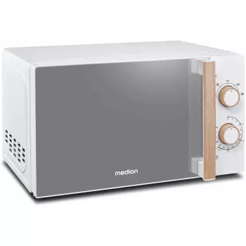 Medion Life MD 10596 solomikrovågsugn, 20 L, 700 W, vit
