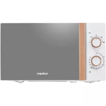 Medion Life MD 10596 solomikrovågsugn, 20 L, 700 W, vit