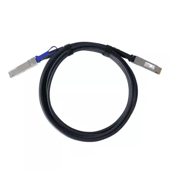 BlueOptics Fortinet FN-CABLE-QSFPDD-DAC-02 kompatibel BlueLAN BL292901X2M26 QSFP-DD direct attach-kopparkabel, 400GBASE-CR4, 26 AWG, 2 meter