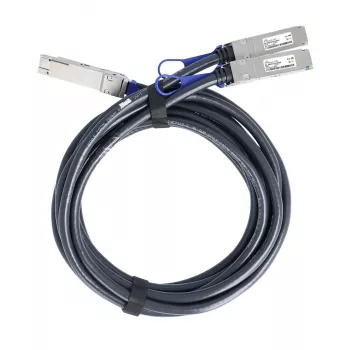 BlueOptics Cisco QDD-2Q200-CU2M BlueLAN passiv 400GBASE-CR8 QSFP-DD till 2x200GBASE-CR4 QSFP56 Direct Attach breakout-kabel, 2m