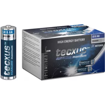 TECXUS Mignon AA standardbatterier alkaliska LR6 1,5V