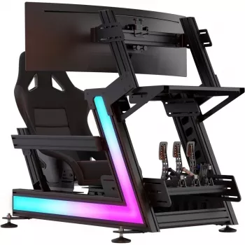 TrackTime Series One LED-belysningsset - RGB LED-listkit för simracing-cockpits