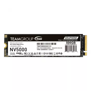 Team Group NV5000 500 GB M.2 PCIe Gen4 x4 NVMe SSD – 4500 MB/s läsning