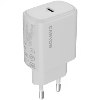 CANYON OnCharge 250 25W USB-C PD 3.0 laddare EU vit