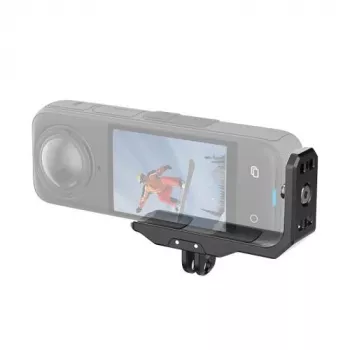 PULUZ adapterfäste horisontellt vertikalt med 1/4 inch skruv och GoPro-system för Insta360 X4 / Insta360 X5 / PU982B