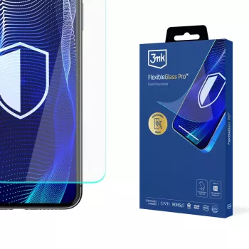 3MK PROTECTION FlexibleGlass Pro skärmskydd för Xiaomi Redmi Note 9 5G - Transparent