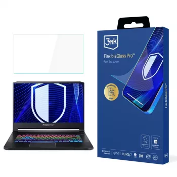 3MK PROTECTION FlexibleGlass Pro skärmskyddsfilm för Acer Predator Triton 500 (17,3 inch)