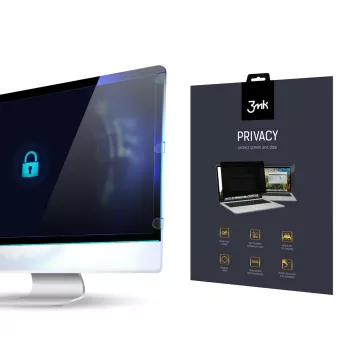 3MK Privacy Filter 2-vägs för iiyama ProLite TF2238MSC-B1, upp till 23 inch, utan klister