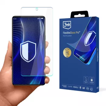 3MK PROTECTION FlexibleGlass Pro hybridglasskärmskydd för Tecno Camon 20 Pro 5G / 20s Pro 5G