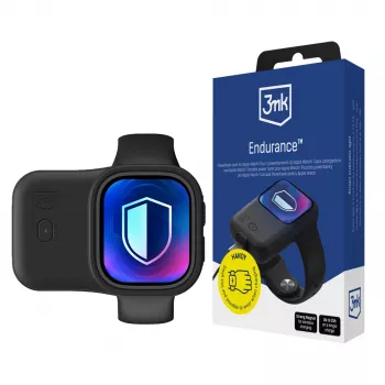 3MK PROTECTION 3mk Endurance powerbank-skal för Apple Watch 49 mm 2,5 W 1200 mAh USB-C svart
