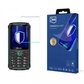 3MK PROTECTION Evolveo StrongPhone W4 - 3mk FlexibleGlass Pro skärmskyddspaket
