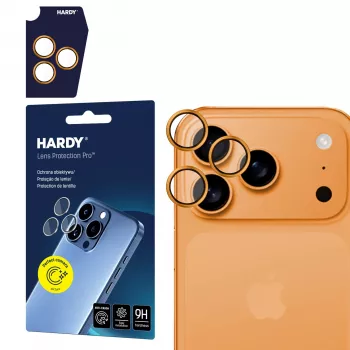 3MK HARDY Lens Protection ProOrange för Apple iPhone 17 Pro / 17 Pro Max