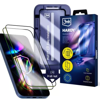 3MK PROTECTION Apple iPhone 14 Pro - 3mk Hardy Hardura 9H härdat glasskärmskyddsfilm
