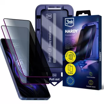 3MK PROTECTION Samsung Galaxy S24 Ultra Hardy Privzone 9H härdat glas sekretesskydd
