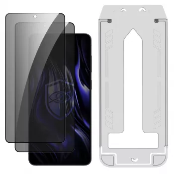 3MK PROTECTION Samsung Galaxy S25 Edge – 3mk Hardy Privzone 9H härdat glas sekretesskydd