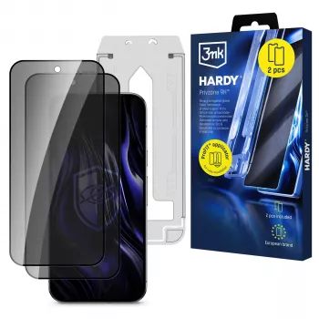 3MK PROTECTION Google Pixel 9 Pro Hardy Privzone 9H sekretesskydd för skärm