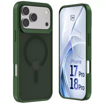 3MK PROTECTION Apple iPhone 17 Pro – 3mk Hardy Hazy MagCase grön