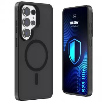 3MK PROTECTION Samsung Galaxy S23 Ultra – 3mk Hardy Hazy MagCase svart