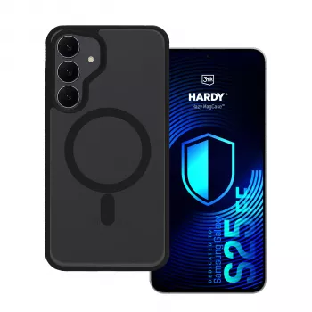 3MK PROTECTION Samsung Galaxy S25 FE – 3mk Hardy Hazy MagCase svart