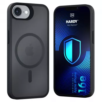 3MK PROTECTION Apple iPhone 16E/iPhone 17E – 3mk Hardy Hazy MagCase svart