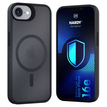 3MK PROTECTION Apple iPhone 16E/iPhone 17E – 3mk Hardy Hazy MagCase svart