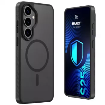 3MK PROTECTION Samsung Galaxy S25+ – 3mk Hardy Hazy MagCase svart