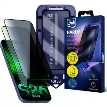 3MK PROTECTION Samsung Galaxy S26+ – 3mk Hardy Privzone 9H sekretesskärmskydd