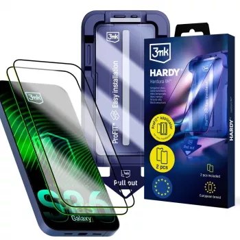 3MK PROTECTION Samsung Galaxy S26+ – 3mk Hardy Hardura 9H härdat glas skärmskyddsfilm