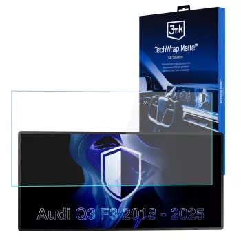 3MK PROTECTION AUDI Q3 F3 2018-25 - 3mk TechWrap matt skärmskydd för mittdisplay