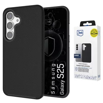3MK PROTECTION Samsung Galaxy S25 Hardy stötsäker MagCase baksideskal transparent