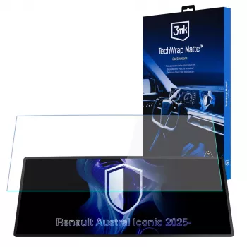 3MK PROTECTION Renault Austral Iconic 2025- TechWrap matt skärmskyddsfilm för instrumentpanel