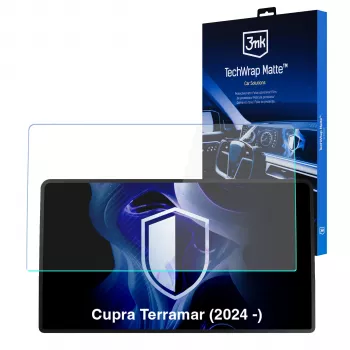 3MK PROTECTION Cupra Terramar (2024 -) - 3mk TechWrap matt skärmskyddsfilm för mittdisplay