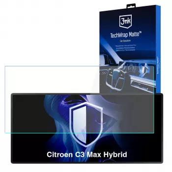 3MK PROTECTION Citroen C3 Max Hybrid - 3mk TechWrap matt skärmskydd för mittdisplay