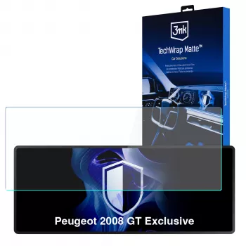 3MK PROTECTION Peugeot 2008 GT Exclusive – 3mk TechWrap Matter skärmskydd för mittdisplay