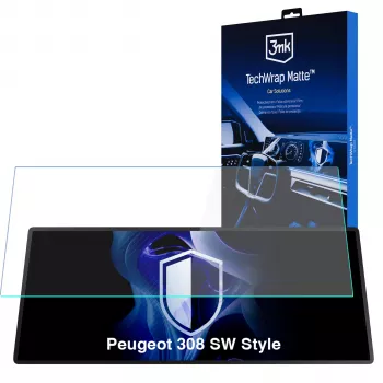 3MK PROTECTION Peugeot 308 SW Style – 3mk TechWrap Matter skärmskydd för mittdisplay