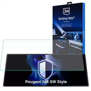 3MK PROTECTION Peugeot 308 SW Style – 3mk TechWrap Matter skärmskydd för mittdisplay