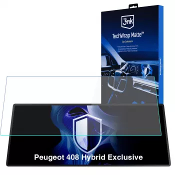 3MK PROTECTION Peugeot 408 Hybrid Exclusive – 3mk TechWrap Matter skärmskydd för mittdisplay