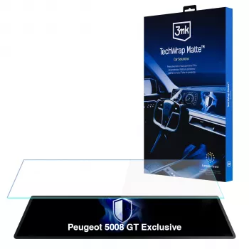 3MK PROTECTION Peugeot 5008 GT Exclusive – 3mk TechWrap Matte skärmskydd för mittdisplay
