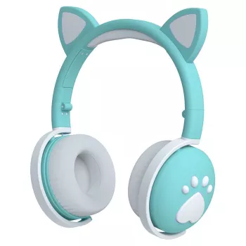 MOZOS KID DOG gröna barnhörlurar