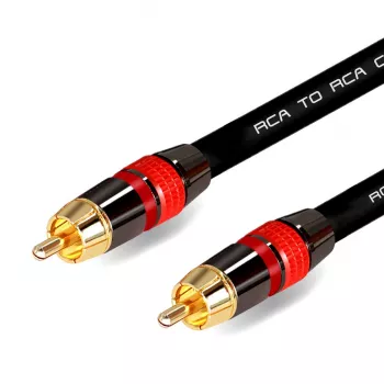MOZOS Premium RCA till RCA subwooferkabel 3m