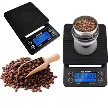 MOZOS CAFFE elektronisk kaffevåg med stoppur