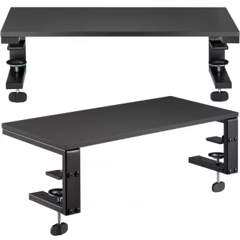 MOZOS Ergo Clamp Riser monitor- och laptopstativ svart 600x260 mm