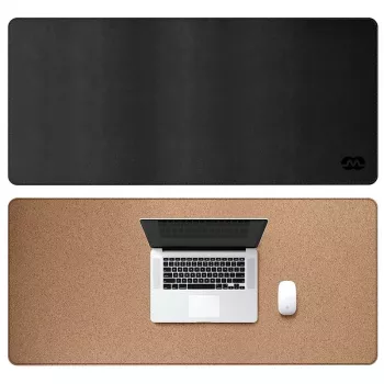 MOZOS LDP1260 skrivbordsunderlägg i premiumläder 1200x600 mm svart