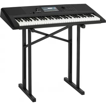 MOZOS KSX5 X-format tangentbordsstativ för digitalpiano, synthesizer, svart