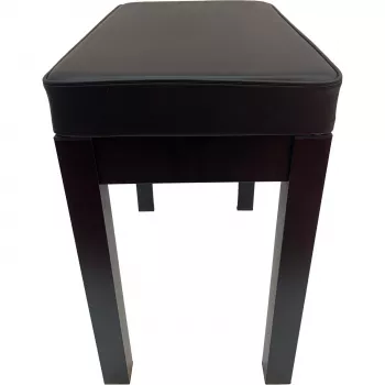 MOZOS PB03 pianobänk – höjderjusterbar, konstläder, svart