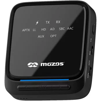 MOZOS B3 aptX HD Bluetooth 5.0-sändare och -mottagare med Optical/AUX